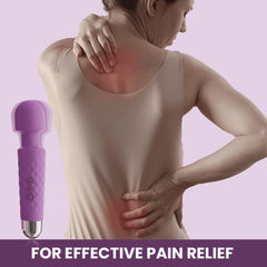 Personal Massager For Women | 20 Vibration Modes, USB Rechargeable, Waterproof, Medical Grade Silicone, 3 Months Warranty | Handheld Electric Body Massager | Full Body Massager For Pain Relief GenzVybs